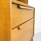 Teak bookcase with drawers from WK Möbel, 1960s