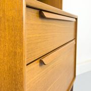 Teak bookcase with drawers from WK Möbel, 1960s