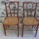 pair of can bistro chairs