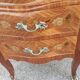 Dresser chiffon marquetry style louis xv marble top