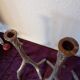 Brutalist "Tree" Candlestick in Cast Aluminum, 1970s