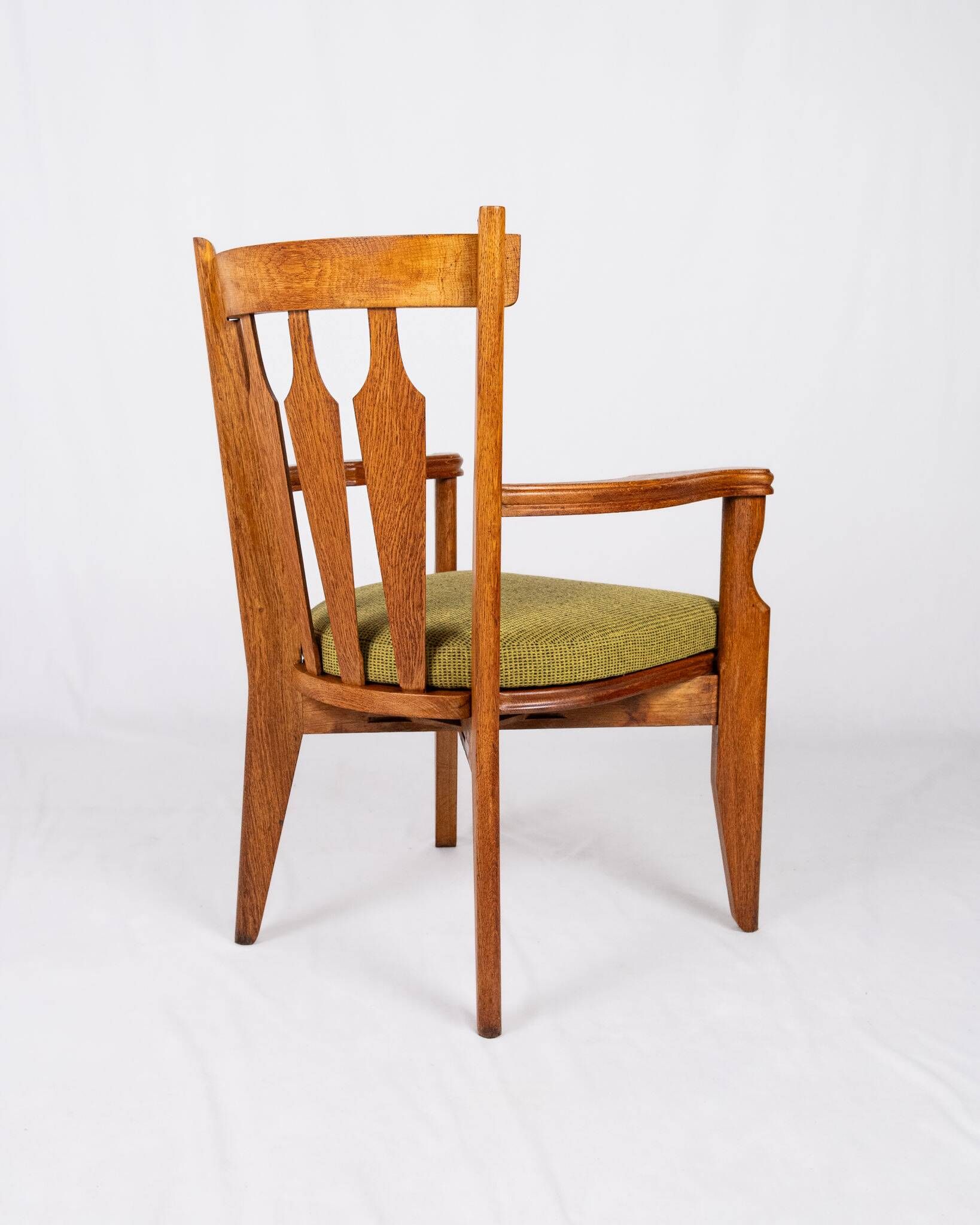 Set of 4 Guillerme and Chambron chairs, Your House, France, 1950s