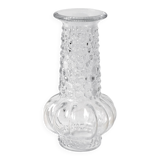Pressed Glass Vase: Pavel Panek Design, Czech Republic / 1972