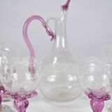 Biot service 6 glasses and carafe