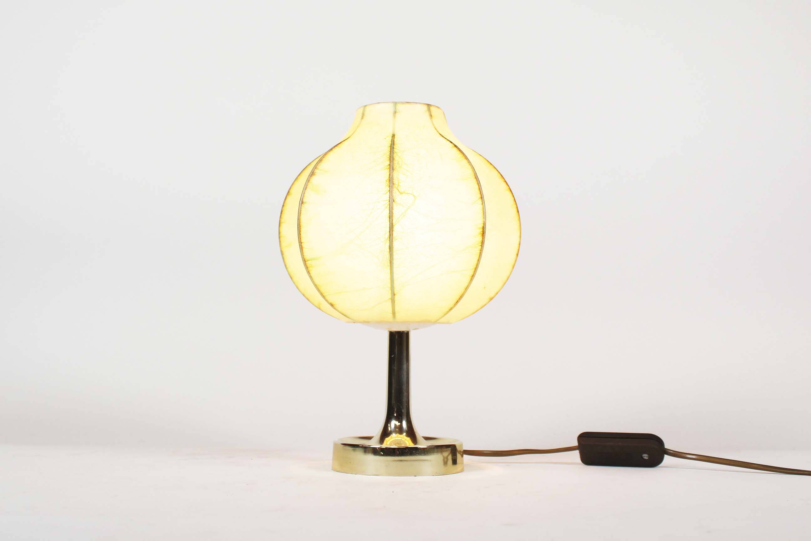 Cocoon Table Lamp – German ‘Cocoon’ Table or Desk Lamp by Goldkant Leuchten