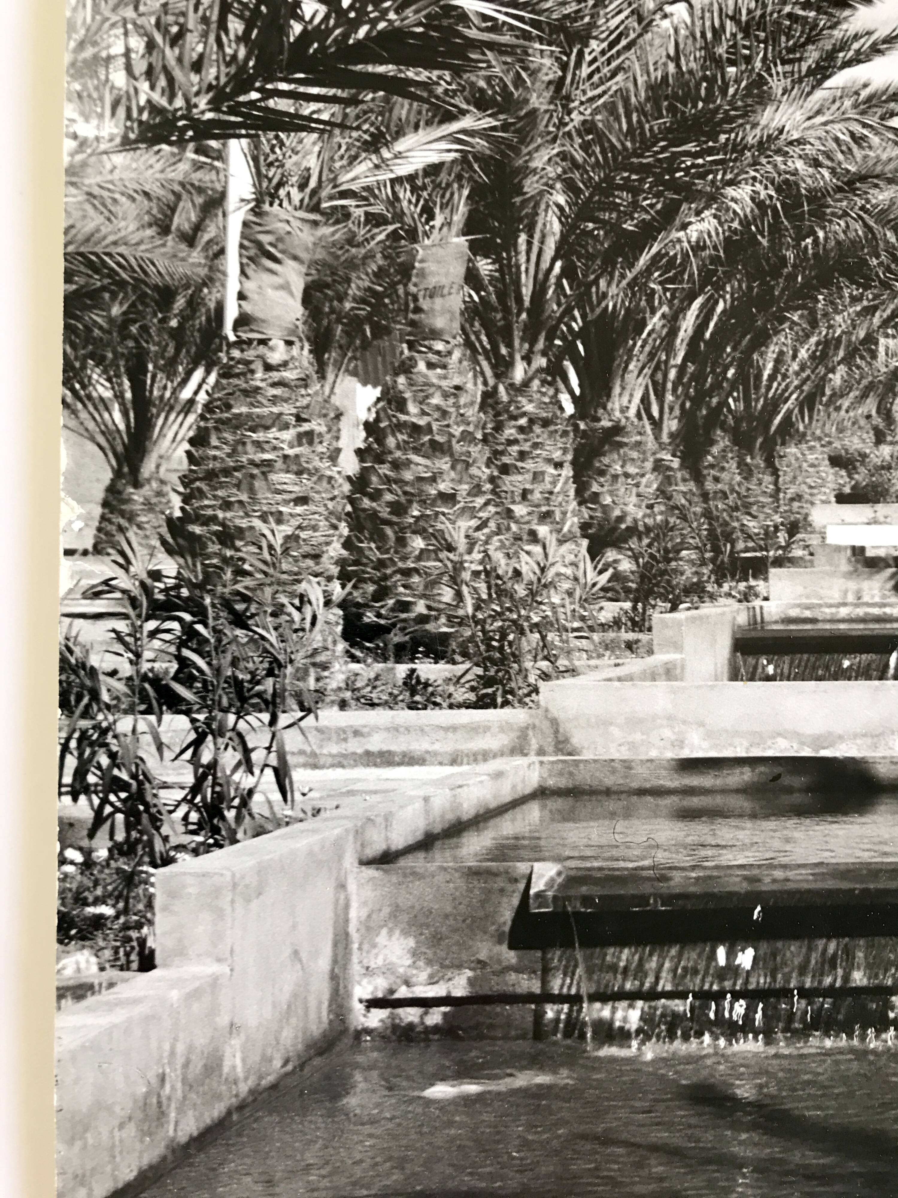 F. Schneider, brutalist landscape (Algeria), 1960s. Black and white silver print.