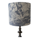 Abat-jour Toile Jouy, forme tambour