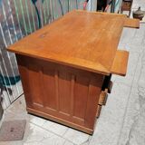 Old oak desk. De dietrich and Cie. 1950