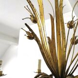 Golden chandelier