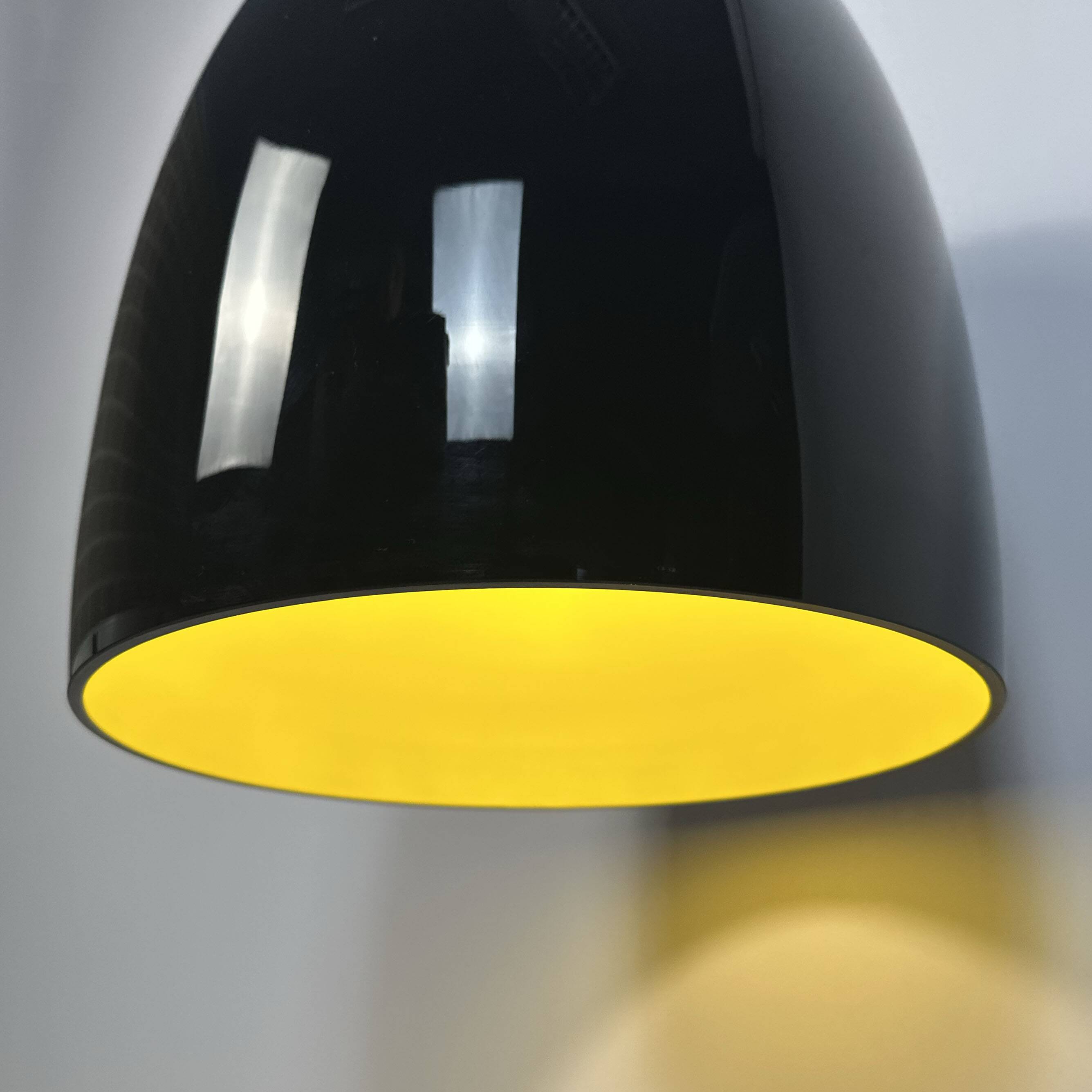 Prandina Notte S5 Pendant Lamp – Black & Yellow – Perfect Condition