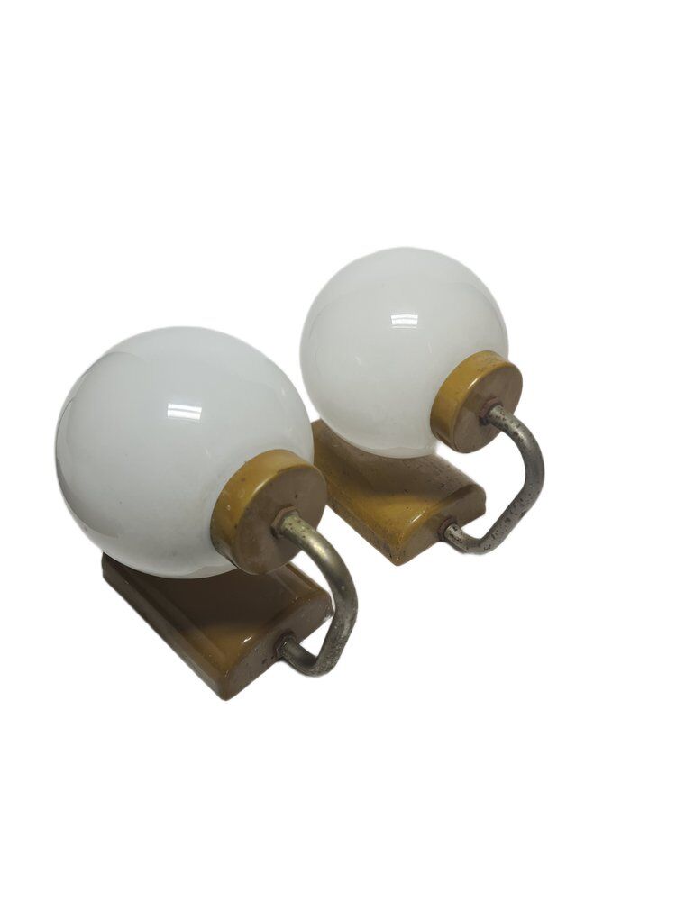 Vintage sconces, Poland, 1970s, set of 2
