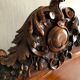 Old wooden bed nineteenth century rocaille style sign camus clermont ferrand
