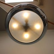 Bauhaus UFO pendant lamp by Josef Hurka for Napako, 1930s