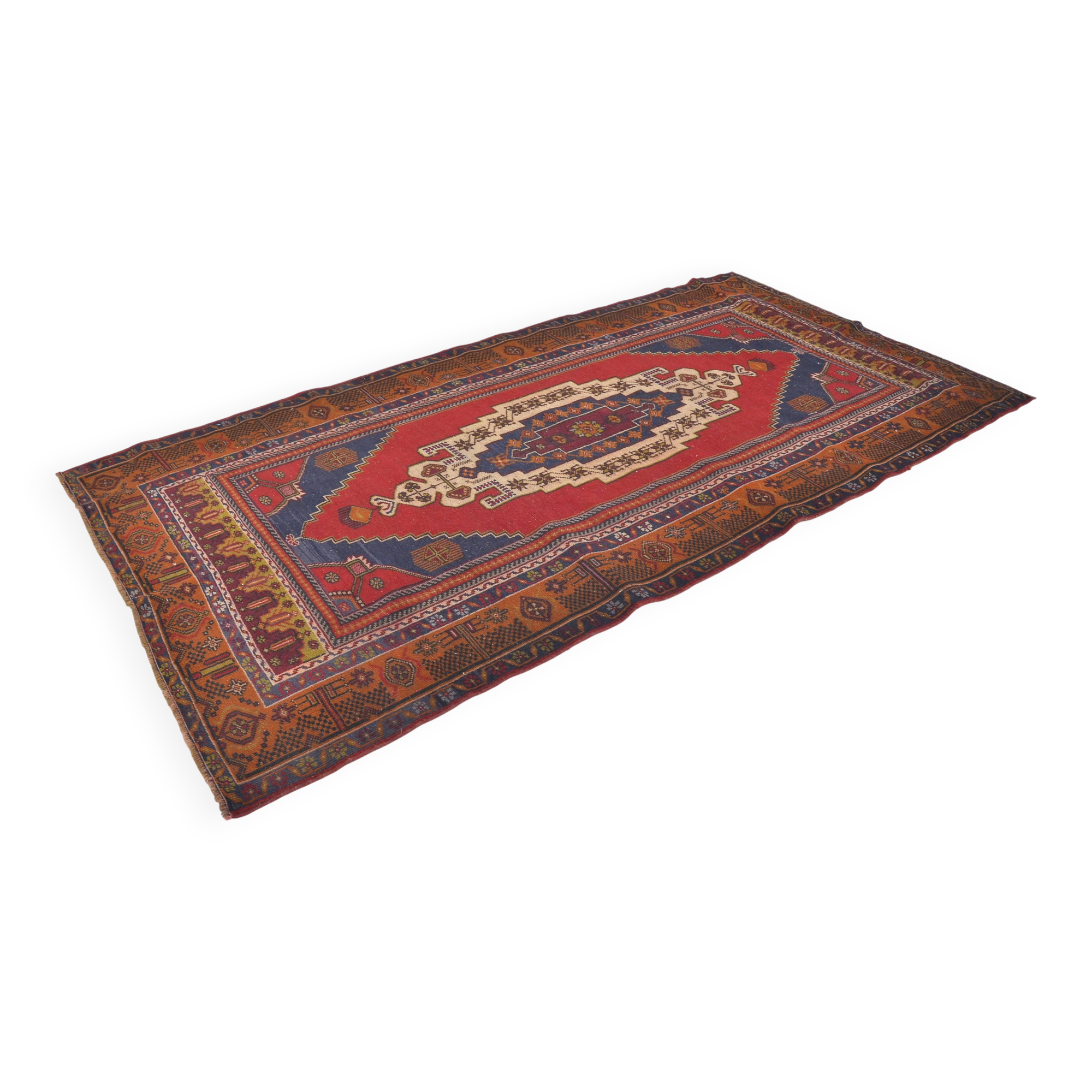 Red & Brown Anatolian Rug sku 2575