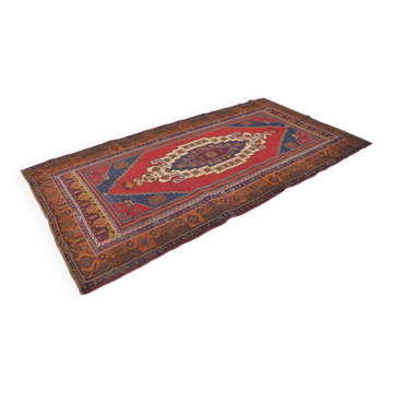 Tapis anatolien rouge et marron sku 2575