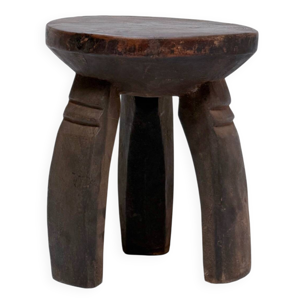 Tabouret Senoufo en bois (Burkina Faso)