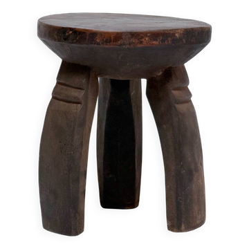 Tabouret Senoufo en bois (Burkina Faso)