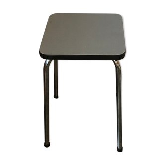 Tabouret formica gris années 70