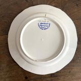 Henriot Quimper decorative plate with flowers