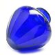 Art déco vase, cobalt crystal, Józefina Glassworks, Poland, 1930s