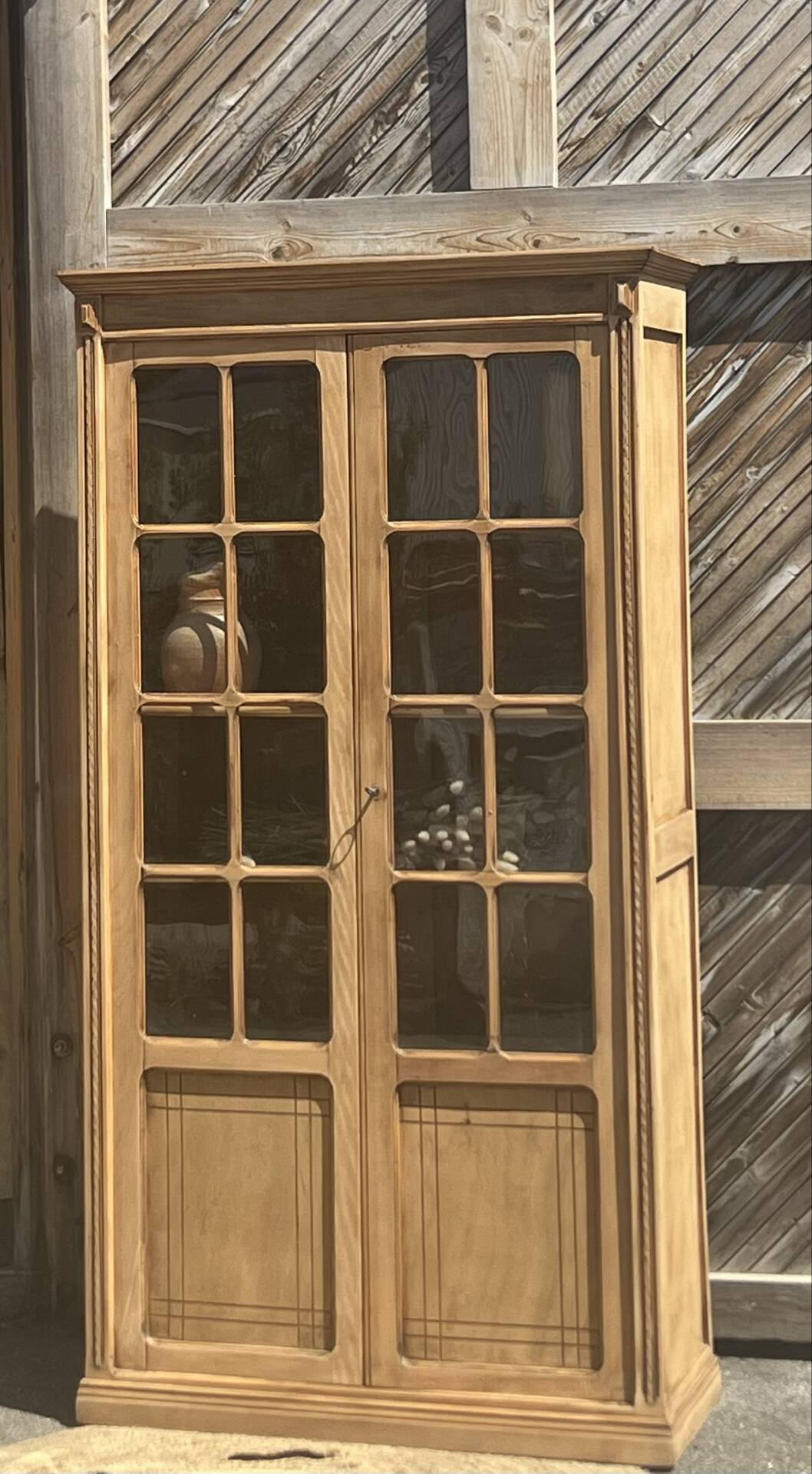 Old Parisian wooden dresser - bookshelf