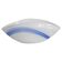 Blue and white Murano glass bowl, mid-20th century style, Italy, 2000s.
