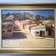 Landscape painting, oil on canvas, signed, from the 80s