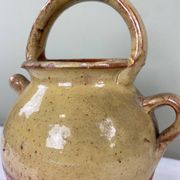 Glazed terracotta jug