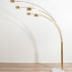 5 arm mid-century italian floor lamp