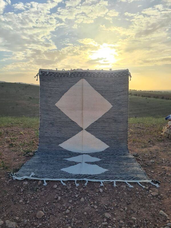 Tapis Kilim Berbère Marocain Zanafi 300x200 cm