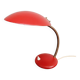 Articulated lamp in red lacquered metal, 1960s