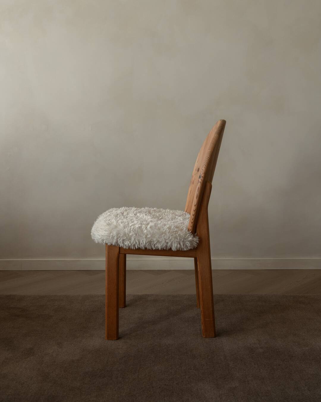 Vintage Danish Pine Dining Chairs | Set of 4 | Niels Koefoed Style