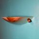 Dimmer brass wall light Relco Milan, Italy 1970