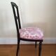 Ensemble chaise et repose pied style Louis XVI