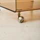 Side table on wheels, Michel Dumas, Roche Bobois, 1970