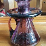 Pair of candlesticks Verrerie de Biot