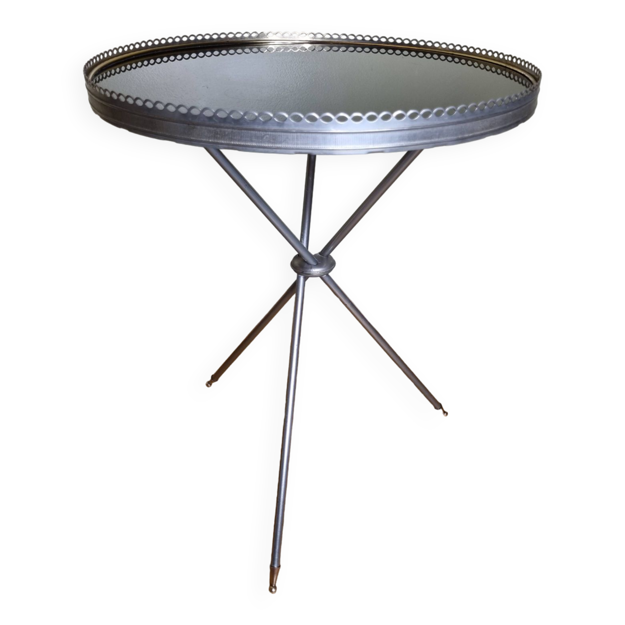 Table à cocktail ronde tripode, 41 cm