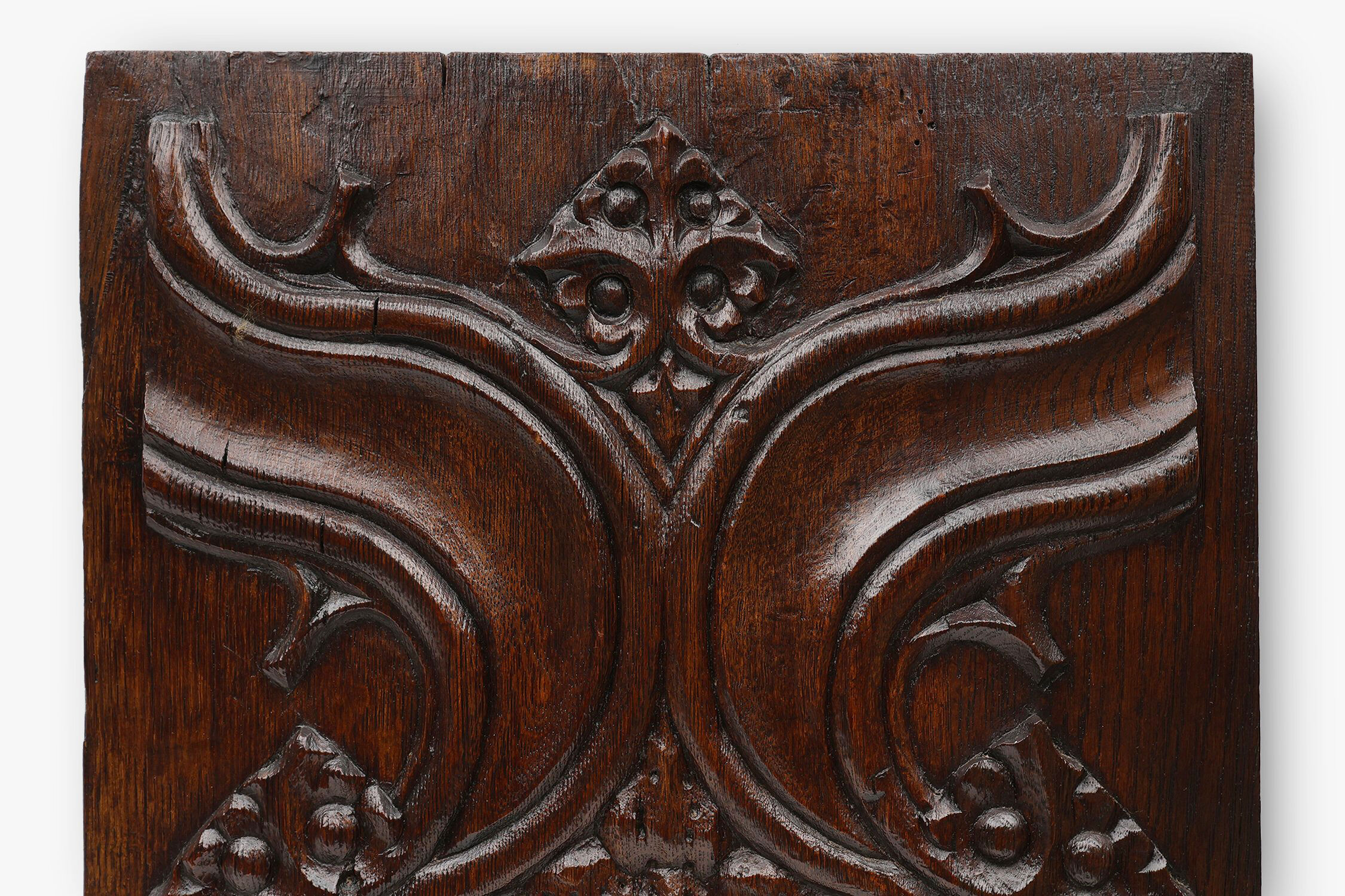 Gothic Oak Sculpted Panel, Belgium, 16th century