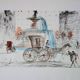 Salvador dali: new york city - plaza, signed lithograph - 1981