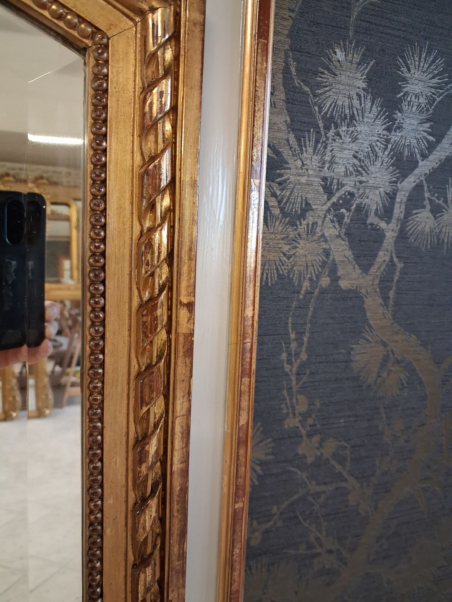 Mirror/trumeau 155 x 102/106