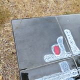 Ceramic iron coffee table ADRI Vallauris