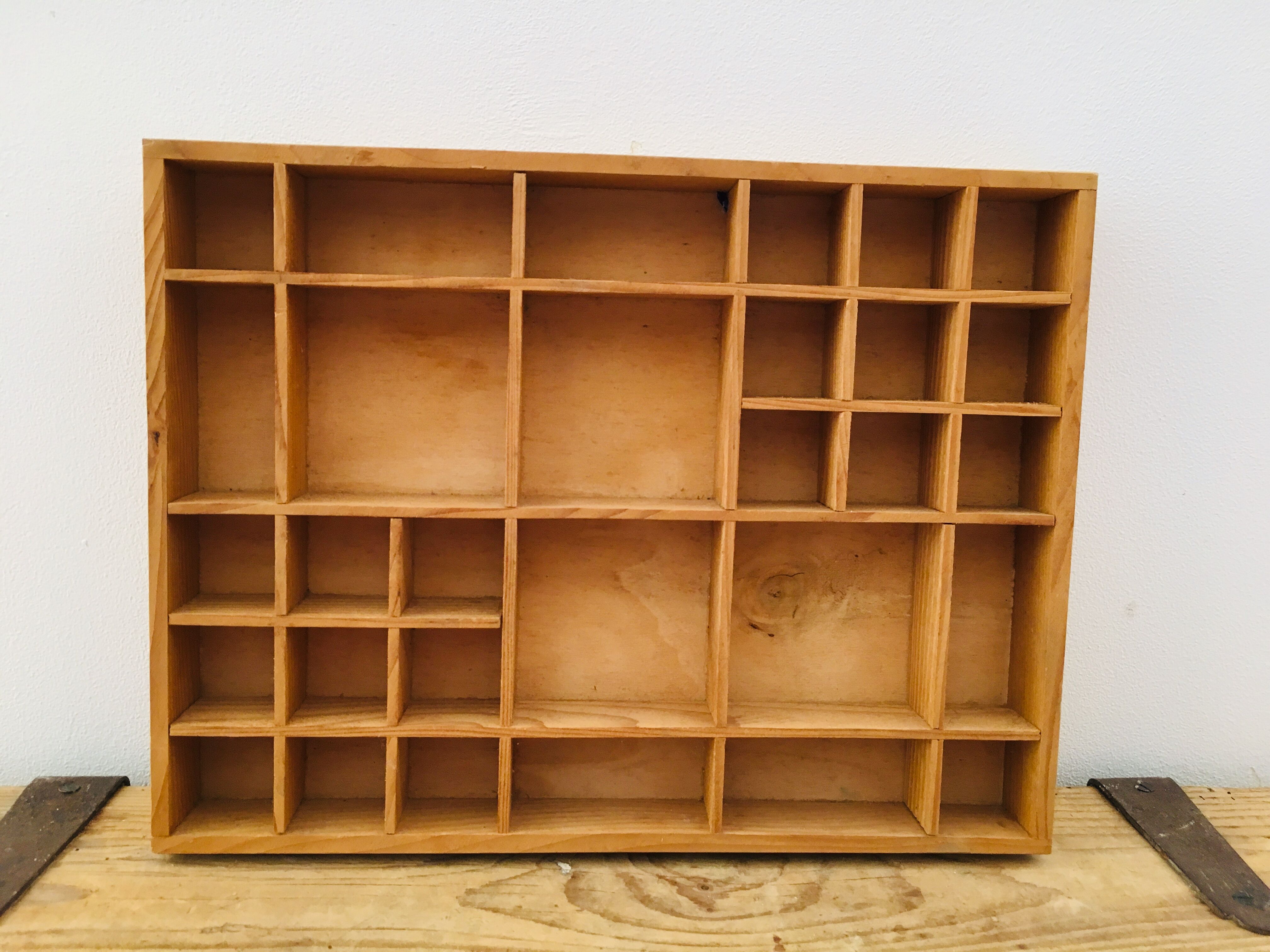 Miniature wooden shelevs