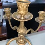 Pair of brass candlesticks