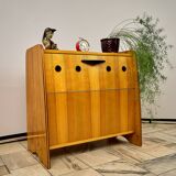 Armoire à literie du milieu du siècle, années 1960, Tchécoslovaquie