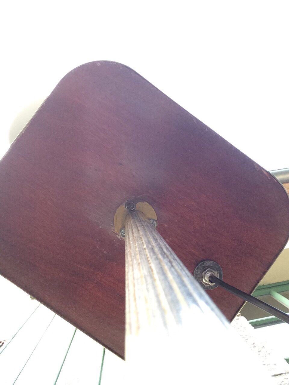 Lampadaire avec tablette vintage
