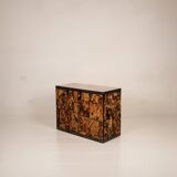 Unique Tortoiseshell Cabinet by Roberto Jodice for Ottini Milano 1974