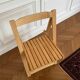 Wooden folding chair