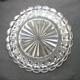 Underwear of decanter or bottle, crystal with diamond points signed BACCARAT
