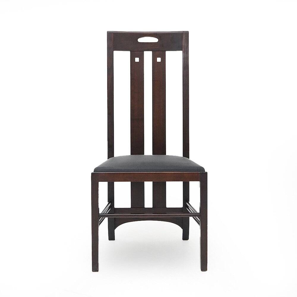 Ingram chairs by Charles Rennie Mackintosh for Cassina, 1980s, set of 6.