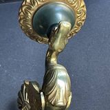 Pair of bronze wall lights – Empire style – Maison Lucien Gau